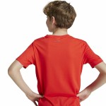 Tricou cu Mânecă Scurtă pentru Copii Adidas Training Aeroready (7-8 Ani)