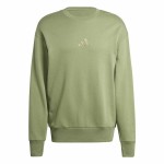Hanorac fără Glugă Adidas All Szn French Terry Crew Verde L