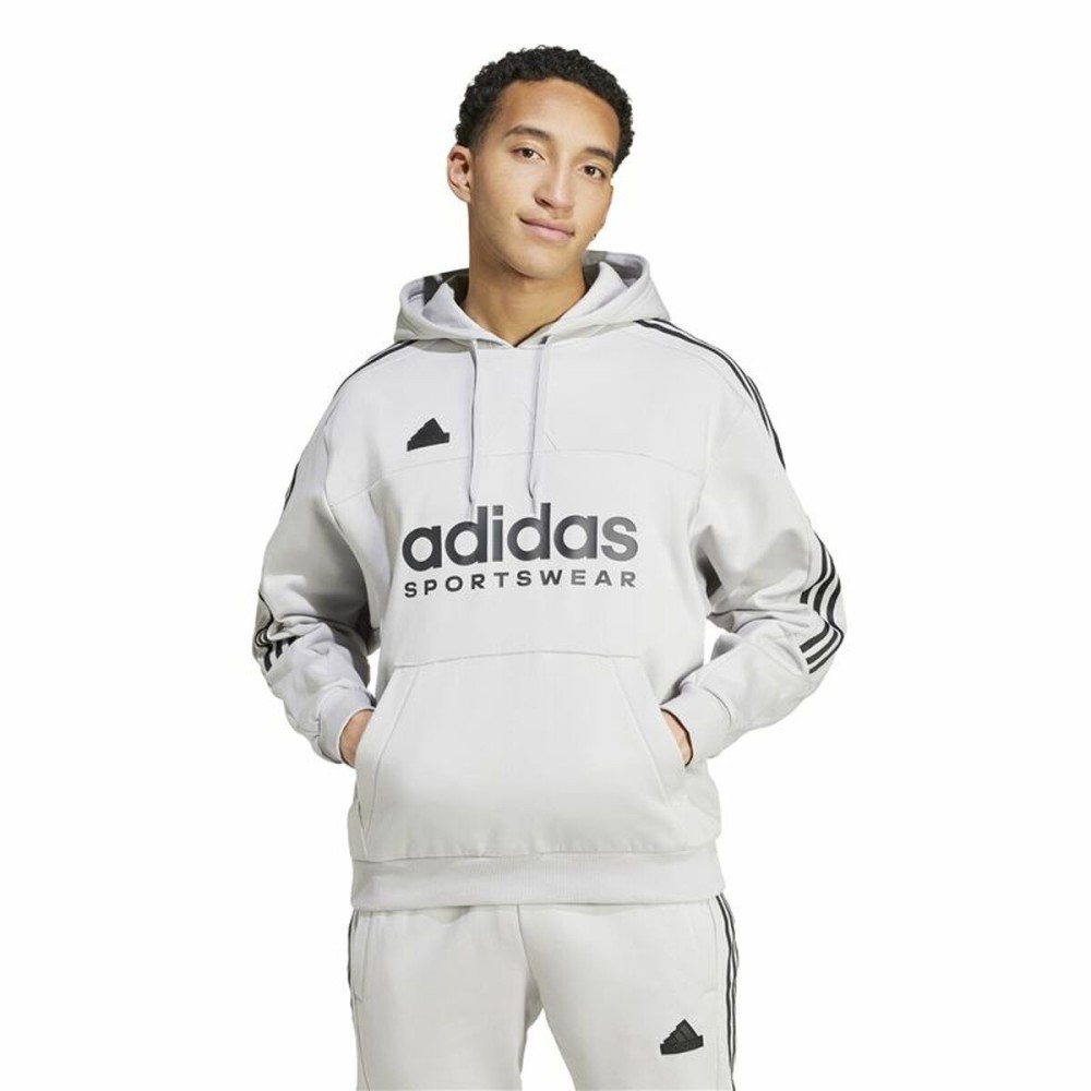 Hanorac cu Glugă Bărbați Adidas House Of Tiro Fleece Gri XS