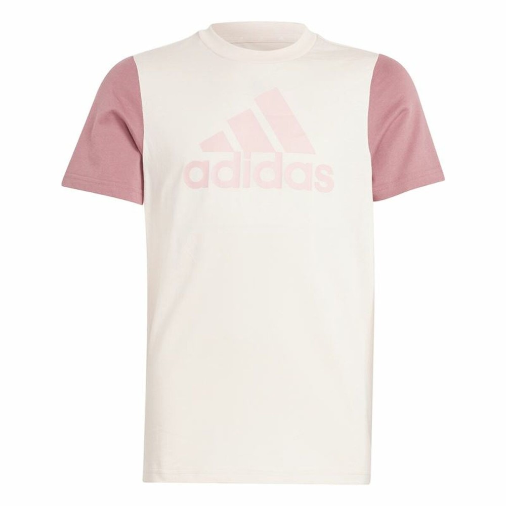 Tricou cu Mânecă Scurtă pentru Copii Adidas Essentials Big Logo Colorblock
