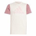 Tricou cu Mânecă Scurtă pentru Copii Adidas Essentials Big Logo Colorblock