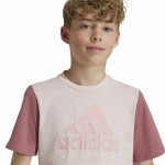 Tricou cu Mânecă Scurtă pentru Copii Adidas Essentials Big Logo Colorblock