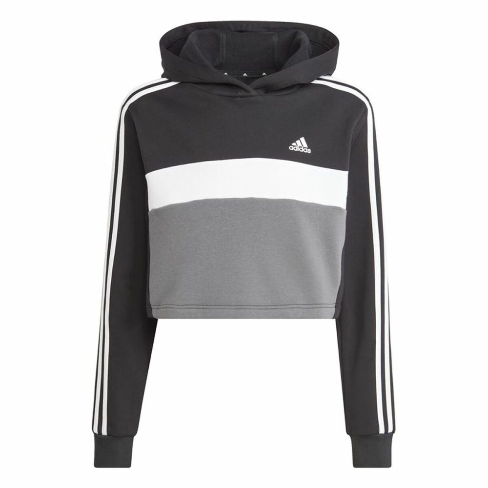 Trening Damă Adidas Tiberio 3- Stripes Colorblock Negru Gri
