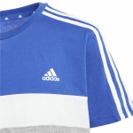 Tricou cu Mânecă Scurtă pentru Copii Adidas 3S Tib Albastru