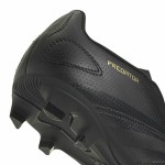 Ghete de Fotbal pentru Copii Adidas Predator Club J Flexible Ground Negru