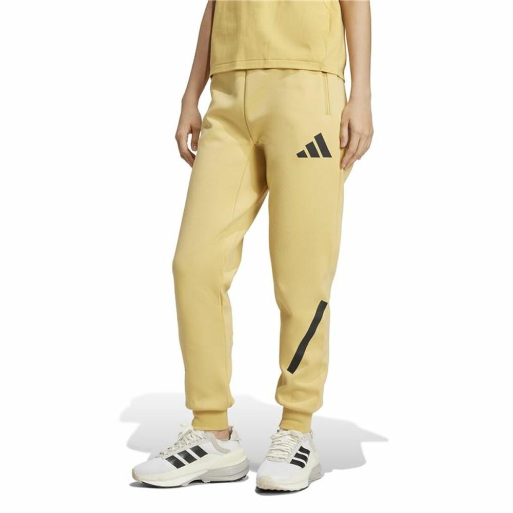 Pantaloni lungi de sport Adidas Z.N.E. Galben Femeie