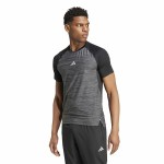 Tricou cu Mânecă Scurtă Bărbați Adidas Gym+ Training Negru Gri