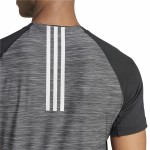 Tricou cu Mânecă Scurtă Bărbați Adidas Gym+ Training Negru Gri