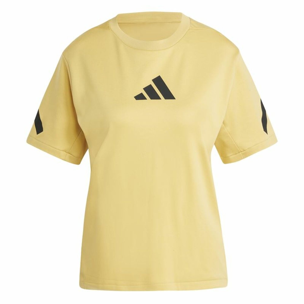 Tricou cu Mânecă Scurtă Femei Adidas Z.N.E. Galben