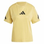 Tricou cu Mânecă Scurtă Femei Adidas Z.N.E. Galben