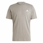 Tricou cu Mânecă Scurtă Bărbați Adidas Seasonal Essentials Maro Gri deschis