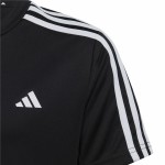 Tricou cu Mânecă Scurtă Copii Adidas Essentials 3S Negru
