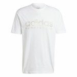 Tricou cu Mânecă Scurtă Bărbați Adidas House Of Tiro Summer Linear Graphic Alb