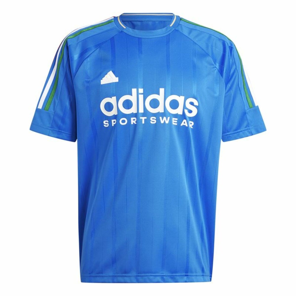 Tricou cu Mânecă Scurtă Bărbați Adidas Tiro Nations Pack Albastru Alb