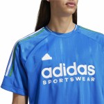 Tricou cu Mânecă Scurtă Bărbați Adidas Tiro Nations Pack Albastru Alb