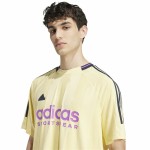 Tricou cu Mânecă Scurtă Bărbați Adidas House Of Tiro Jacquard Galben