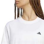 Tricou cu Mânecă Scurtă Femei Adidas Essentials Alb