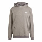 Hanorac cu Glugă Bărbați Adidas Seasonal Essentials Melange Hoodie Maro Bej