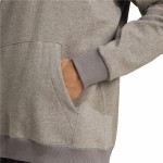 Hanorac cu Glugă Bărbați Adidas Seasonal Essentials Melange Hoodie Maro Bej