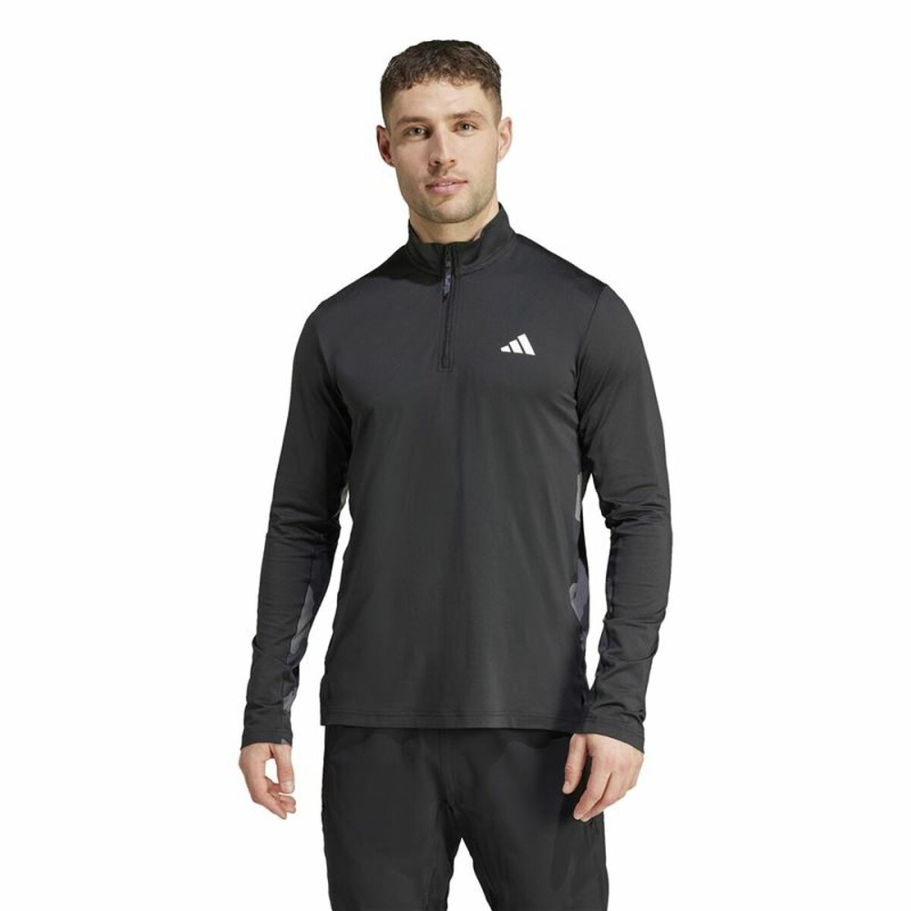 Hanorac fără Glugă Adidas Essentials Negru