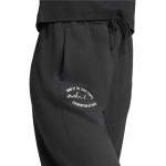Pantaloni lungi de sport Adidas Signature Graphic Print Fleece Loose Negru Femeie
