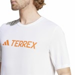 Tricou cu Mânecă Scurtă Bărbați Adidas Mt Log Tech Alb