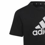 Tricou cu Mânecă Scurtă pentru Copii Adidas Big Logo Negru