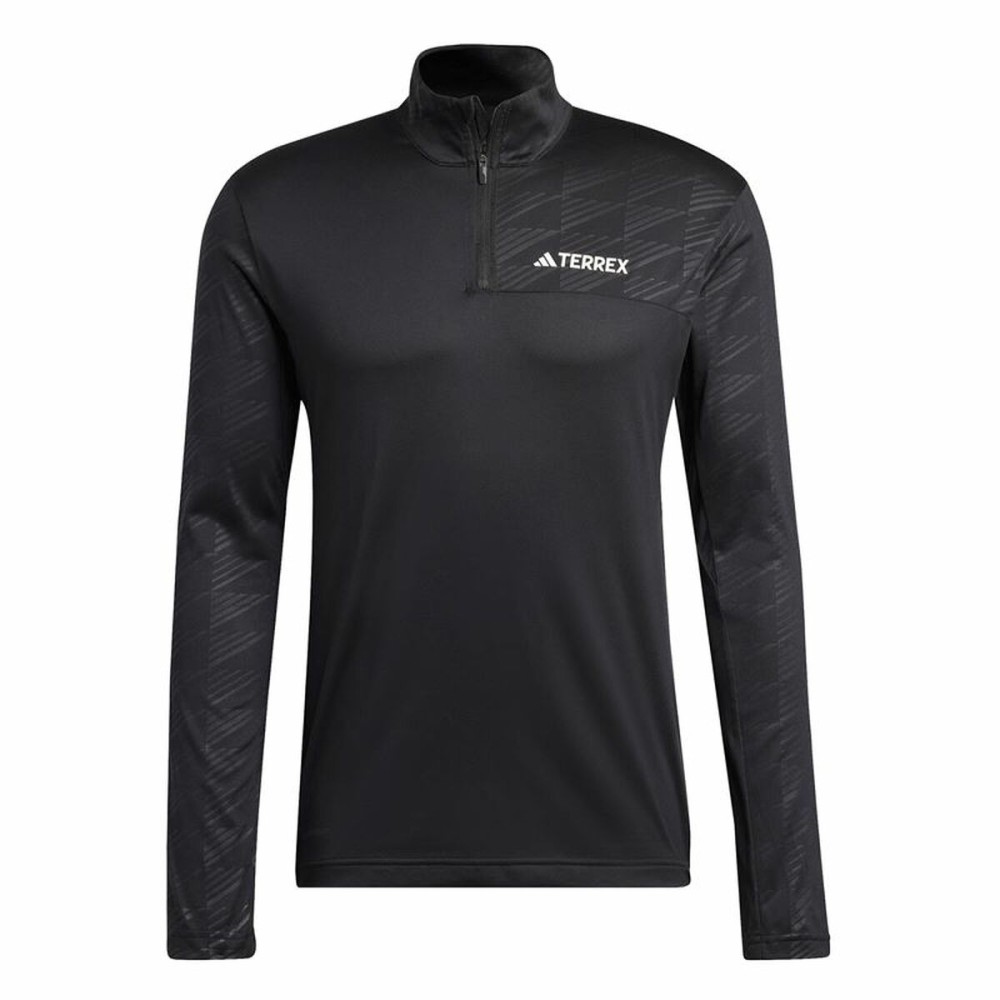 Tricou cu Mânecă Lungă Bărbați Adidas Terrex Multi Half-Zip Negru
