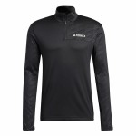 Tricou cu Mânecă Lungă Bărbați Adidas Terrex Multi Half-Zip Negru