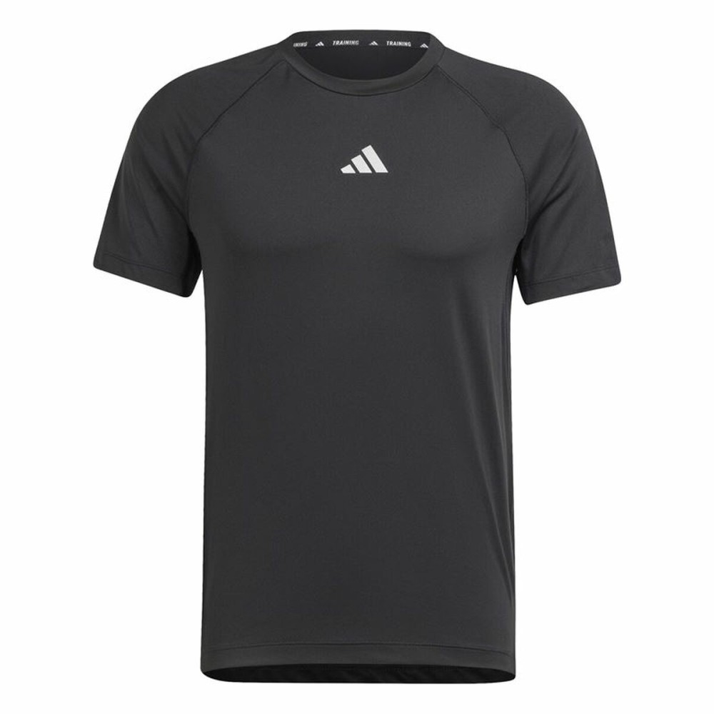Tricou cu Mânecă Scurtă Bărbați Adidas Essentials Gym+ Negru