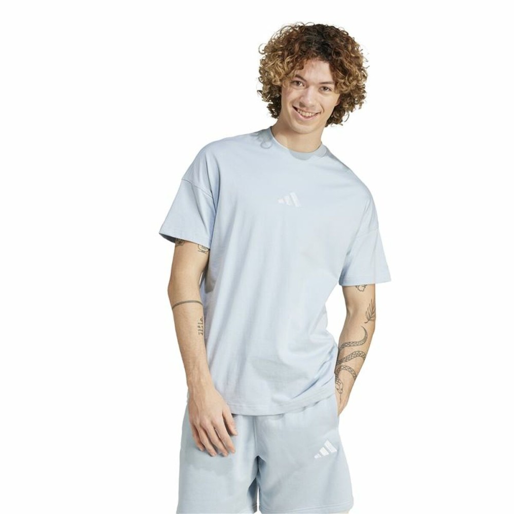 Tricou cu Mânecă Scurtă Bărbați Adidas All Szn Graphic Albastru