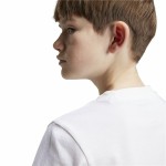 Tricou cu Mânecă Scurtă pentru Copii Adidas Nations Alb