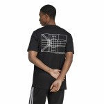 Tricou cu Mânecă Scurtă Bărbați Adidas House Of Tiro Nations Graphic Negru