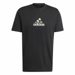 Tricou cu Mânecă Scurtă Bărbați Adidas House Of Tiro Nations Graphic Negru
