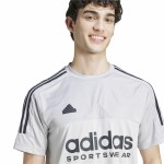 Tricou cu Mânecă Scurtă Bărbați Adidas Tiro Gri