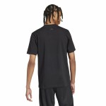 Tricou cu Mânecă Scurtă Bărbați Adidas House Of Tiro Metallic Graphic Negru