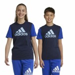 Tricou cu Mânecă Scurtă Copii Adidas Essentials Albastru