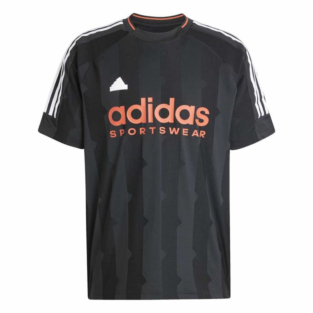 Tricou cu Mânecă Scurtă Bărbați Adidas House Of Tiro Jacquard Jersey Negru