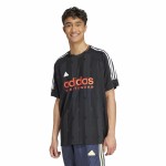 Tricou cu Mânecă Scurtă Bărbați Adidas House Of Tiro Jacquard Jersey Negru