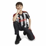 Tricou cu Mânecă Scurtă Copii Adidas Tiro Alb Negru