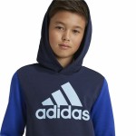 Hanorac cu Glugă Copii Adidas Essentials Big Logo Colorblock Albastru