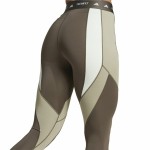 Colanți Sport de Damă Adidas Techfit 7/8 Colorblock Maro Gri