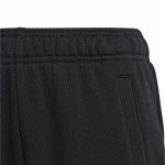 Pantaloni Sport pentru Copii Adidas Fit Big Logo Negru