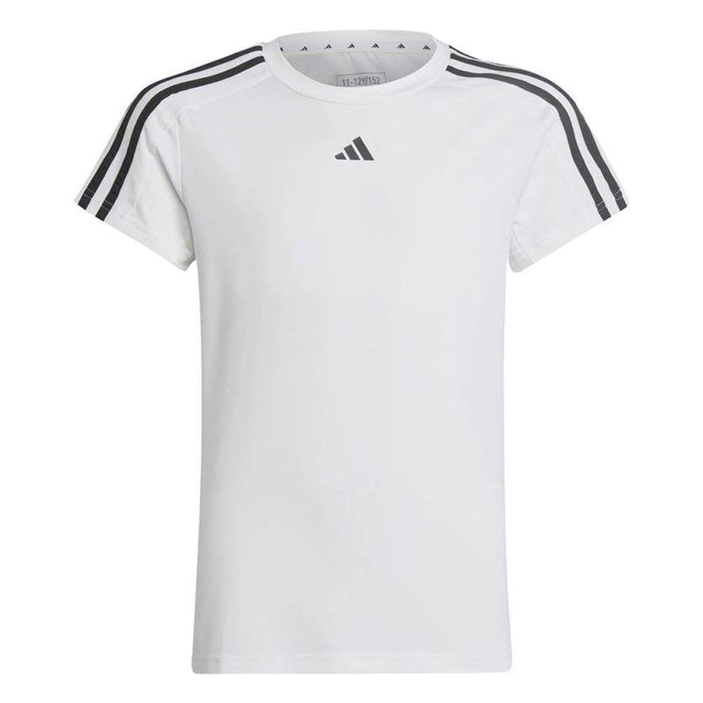 Tricou cu Mânecă Scurtă Unisex Adidas Training Essentials 3S Alb