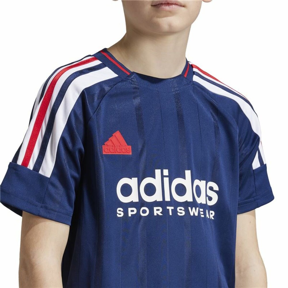 Tricou cu Mânecă Scurtă Unisex Adidas Tiro Nations Pack Albastru