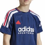 Tricou cu Mânecă Scurtă Unisex Adidas Tiro Nations Pack Albastru