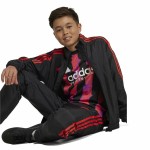 Hanorac fără Glugă Adidas Tiro Woven Tracktop Negru