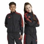 Hanorac fără Glugă Adidas Tiro Woven Tracktop Negru