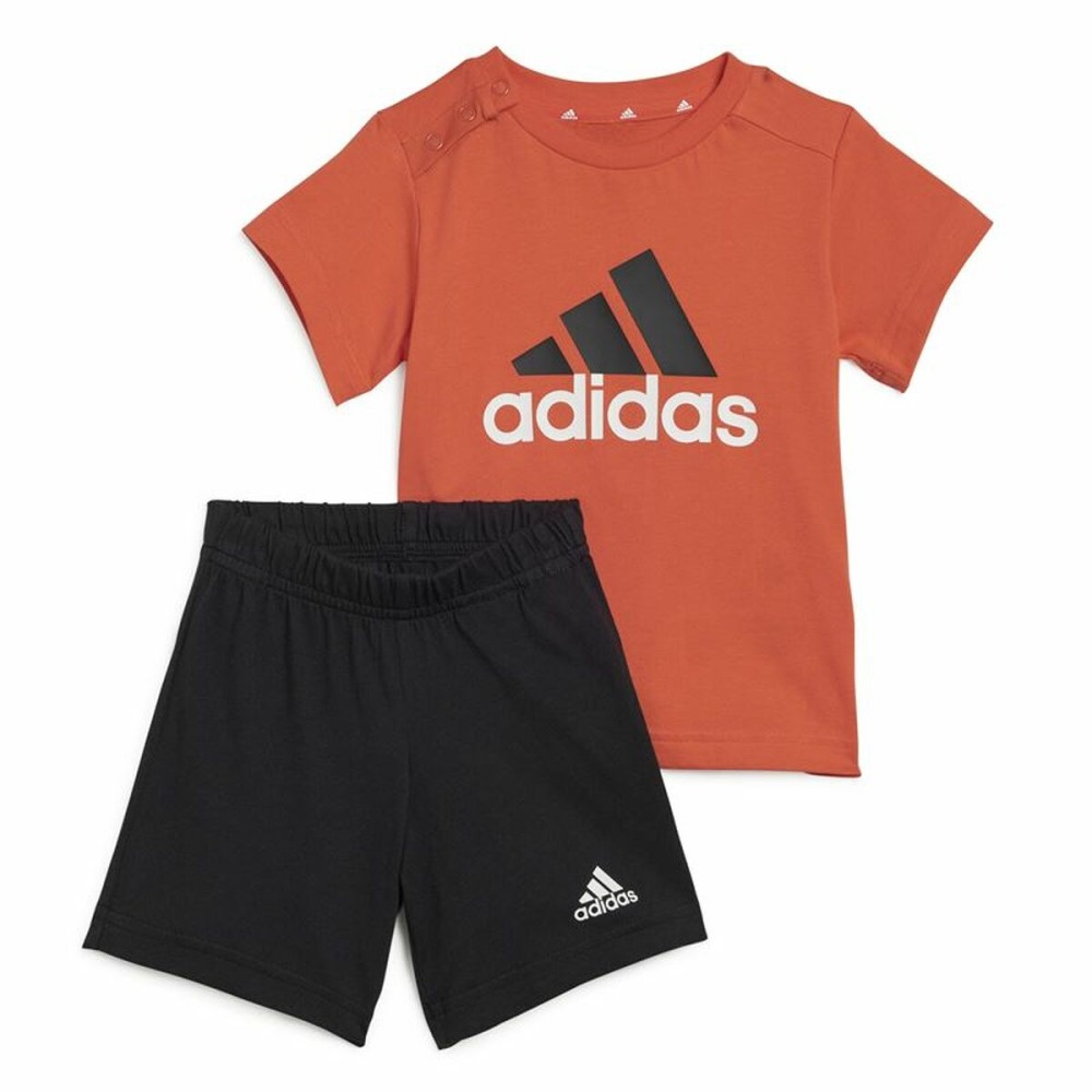 Set Sport pentru Bebeluși Adidas I Bl Co Set Negru Roșu
