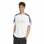 Tricou cu Mânecă Scurtă Bărbați Adidas Tiro Nations Alb